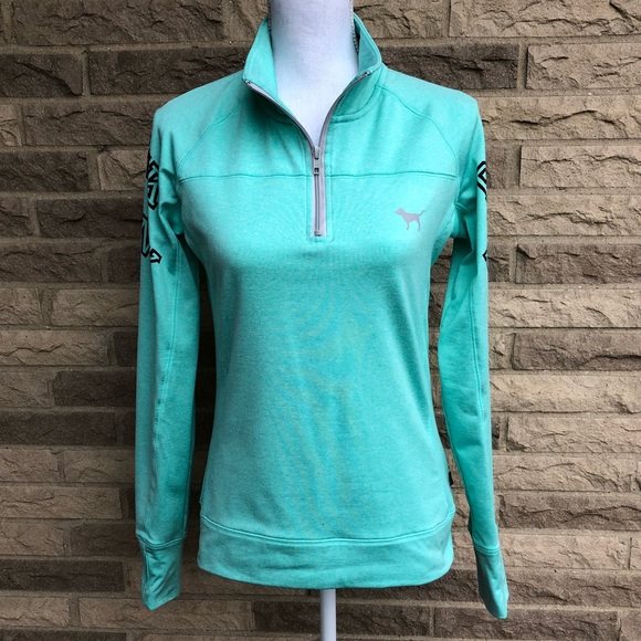PINK Victoria's Secret Tops - PINK half zip sweater
